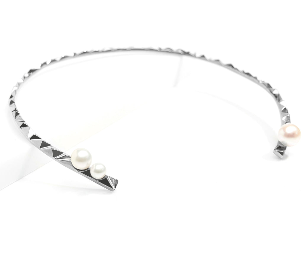 reckon neck cuff with pearls